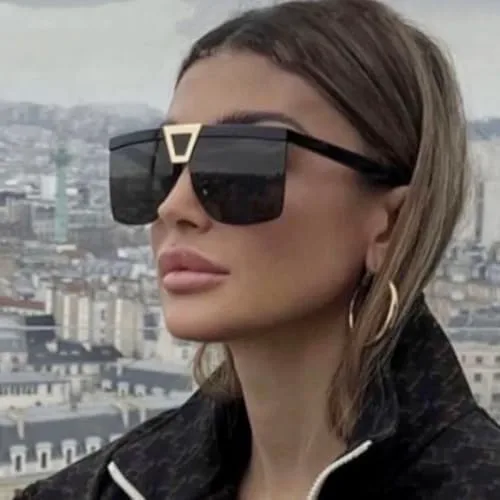 

Персонализированные солнцезащитные очки в полуободковой оправе для женщин, винтажные солнцезащитные очки для мужчин, мужские солнцезащитные очки MTZJH, Brown Brown