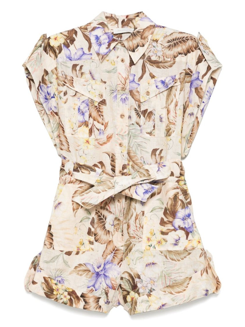 

Коко - комбинезон с манжетами Zimmermann, Neutrals