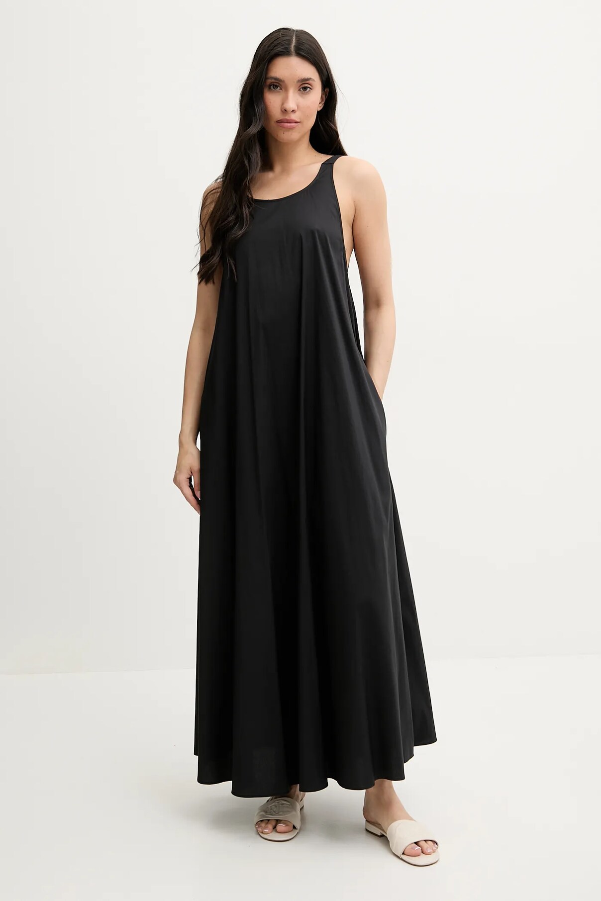 

Пляжное платье Max Mara Beachwear, черный