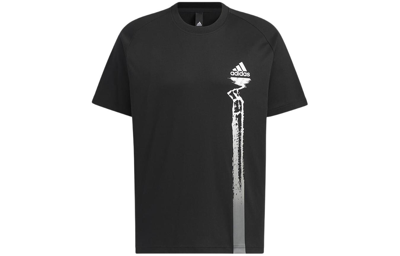 

Футболка мужская черная Adidas, черный