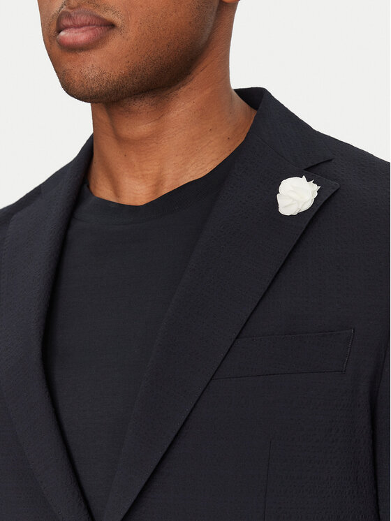 Пиджак slim fit C-Hanry-252 50540784 Boss, синий — фото 4