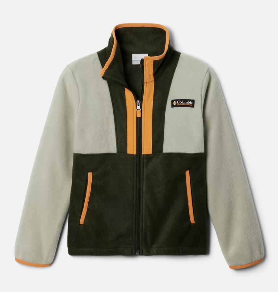 

Детский флисовый свитер - COLUMBIA Y Back Bowl Full Zip Fleece - Safari