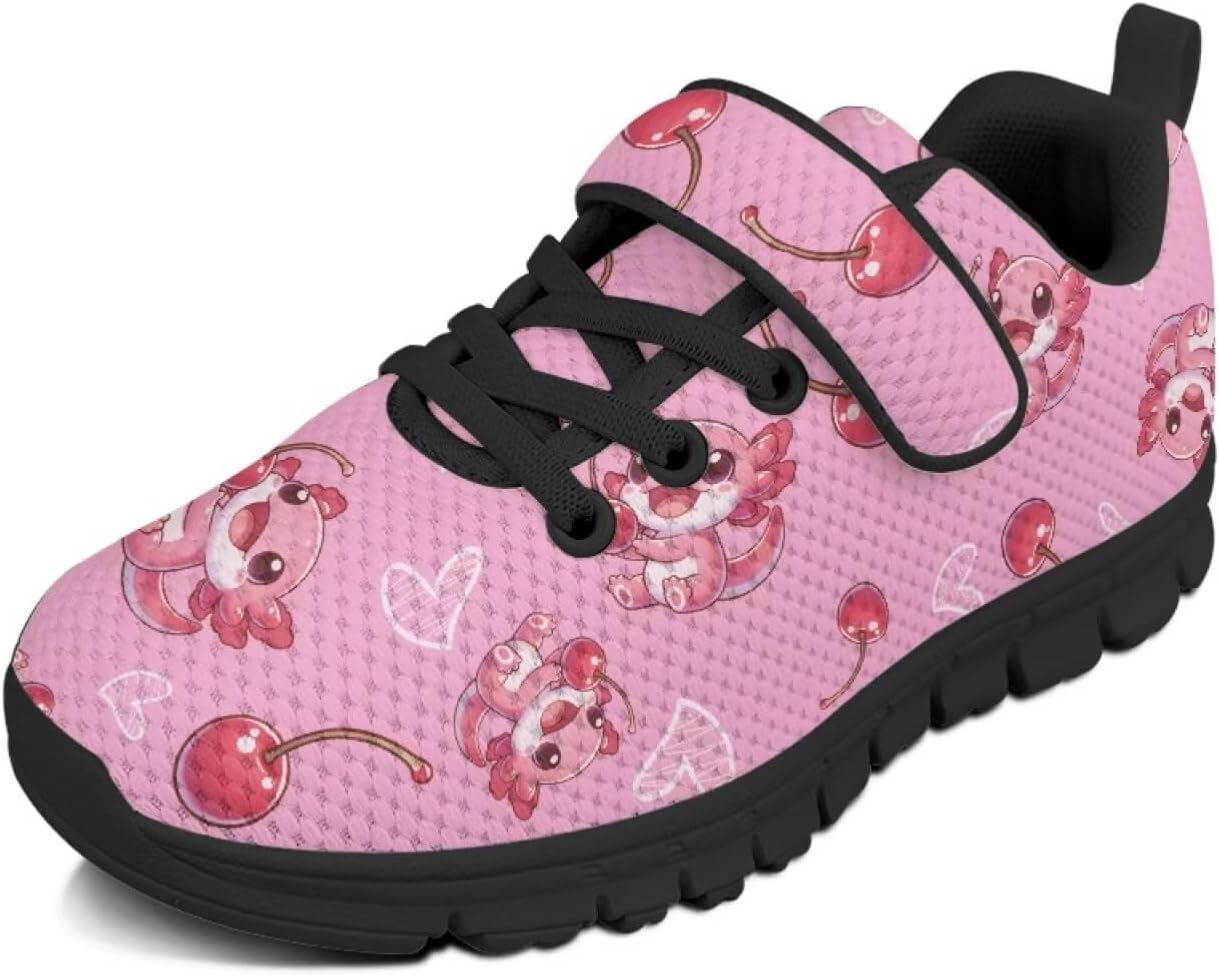 

Детские кроссовки Highland Cattle and Cactus для девочек, сетчатые, с одним ремешком, противоскользящие, для школы, спорта, бега Pointodoor, вишневый