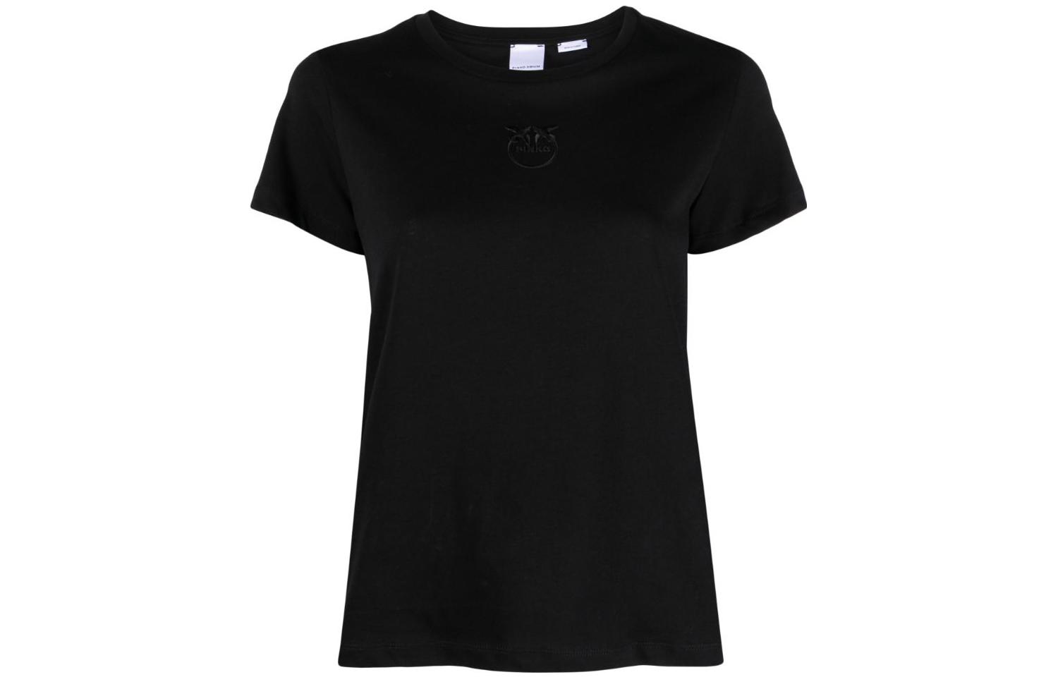 

Футболка Love Birds с вышивкой PINKO, черный