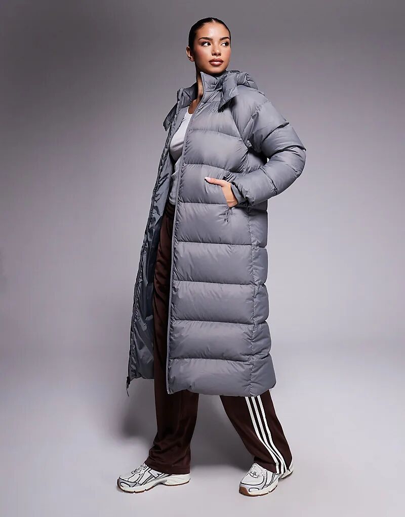 

Парка North Face Hydrenalite City с длинным пухом и капюшоном в дымчато-жемчужном цвете