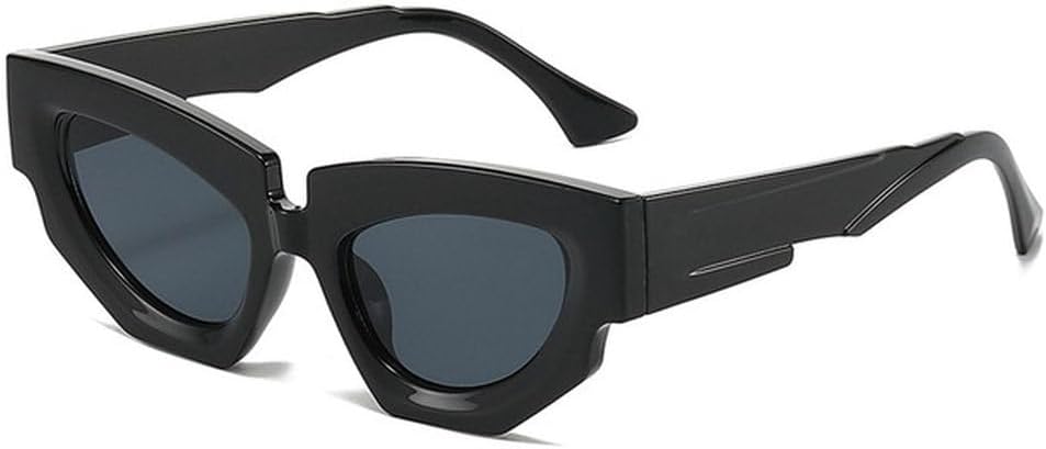 

Винтажные солнцезащитные очки «кошачий глаз» для женщин, модные маленькие солнцезащитные очки класса люкс с защитой от УФ-излучения UV400, SUN1957 Generic, Bright Black