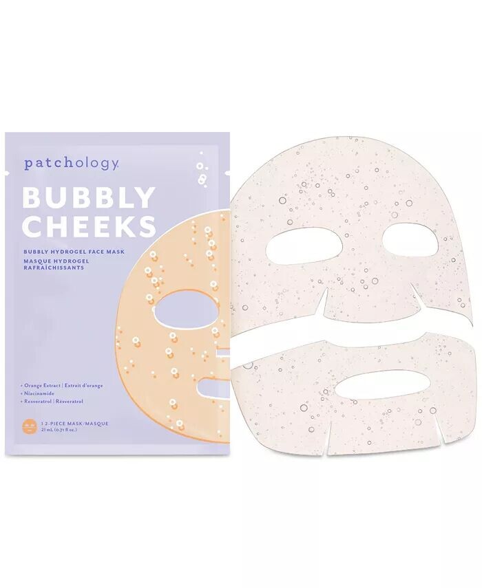 

Осветляющая гидрогелевая маска для лица Bubbly Cheeks Patchology
