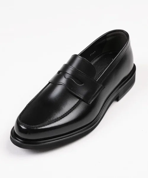 Мужские лоферы BRENOWELT Luca Black Penny Loafers 918 — фото 4