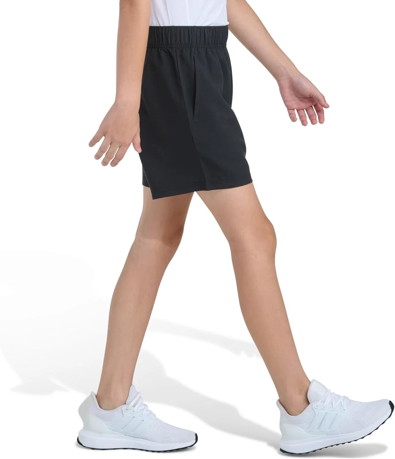 Детские шорты Adidas Essentials с маленьким логотипом, Black Adi — фото 3