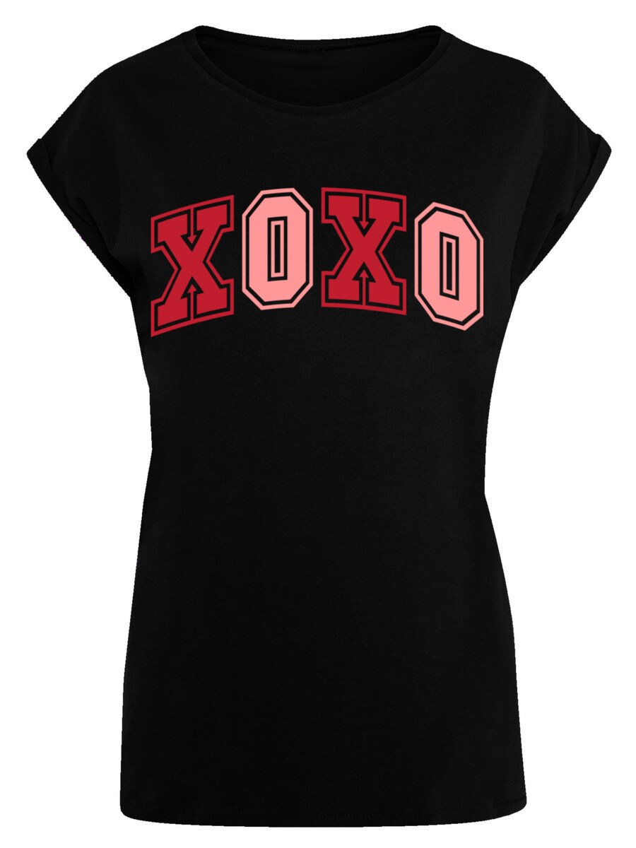 

Футболка F4NT4STIC Xoxo Varsity College Style Valentinstag, Black