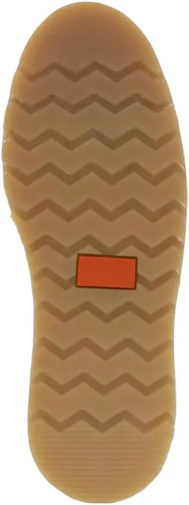 

Рабочие ботинки El Presidente Mens T30W2 темно-коричневые с кожаными шнурками, на молнии, с мягким носком, темно-коричневый