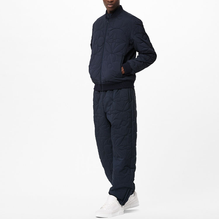 Новые квартальные продукты LV Jacket Men Blue Louis Vuitton, синий — фото 2