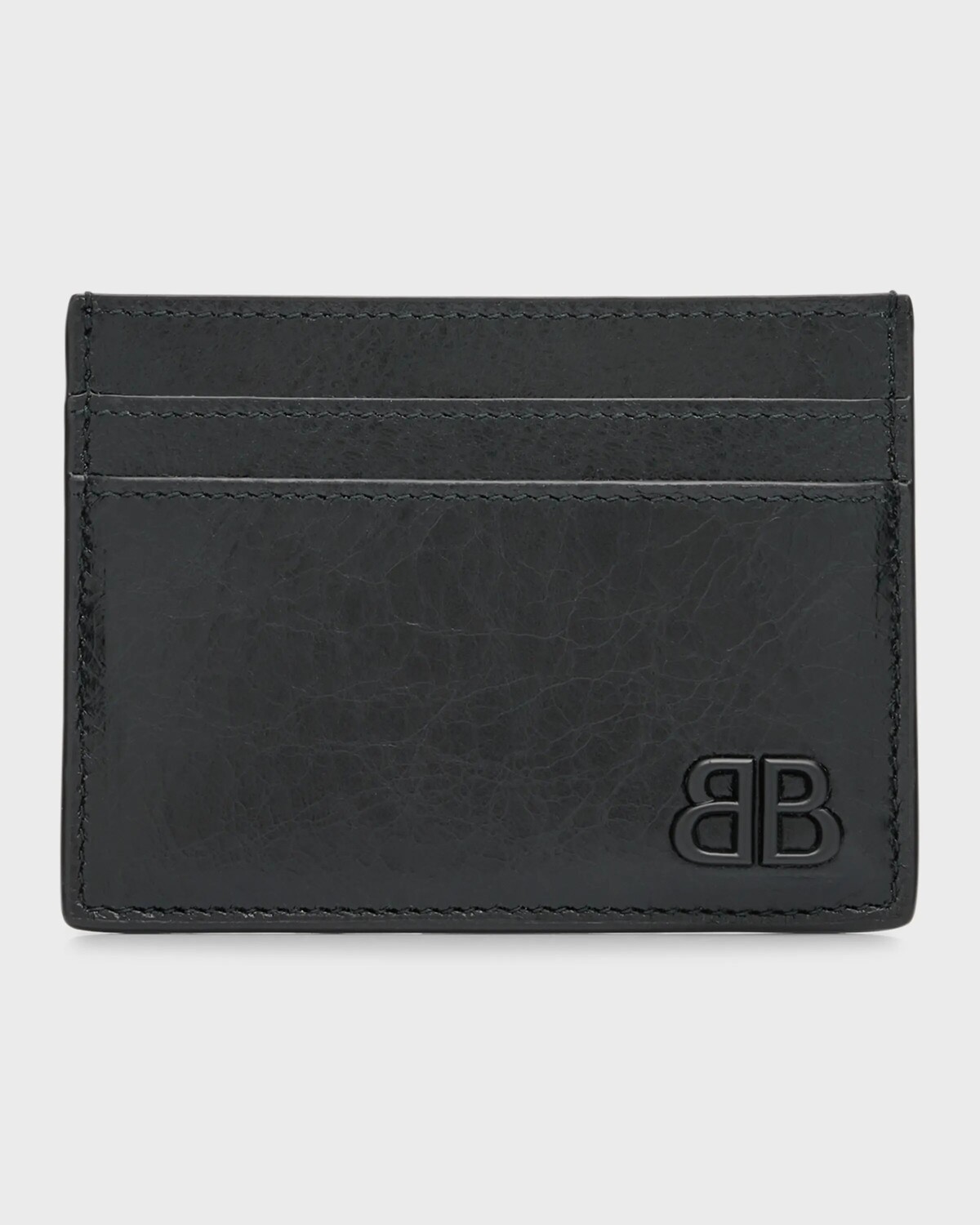 

Мужской визитница Monaco BB из кожи ягненка с логотипом Balenciaga, цвет 1000 Black