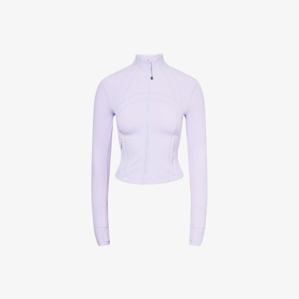 

Короткая эластичная куртка Define nulu из стрейч-ткани Lululemon, цвет lavender frost