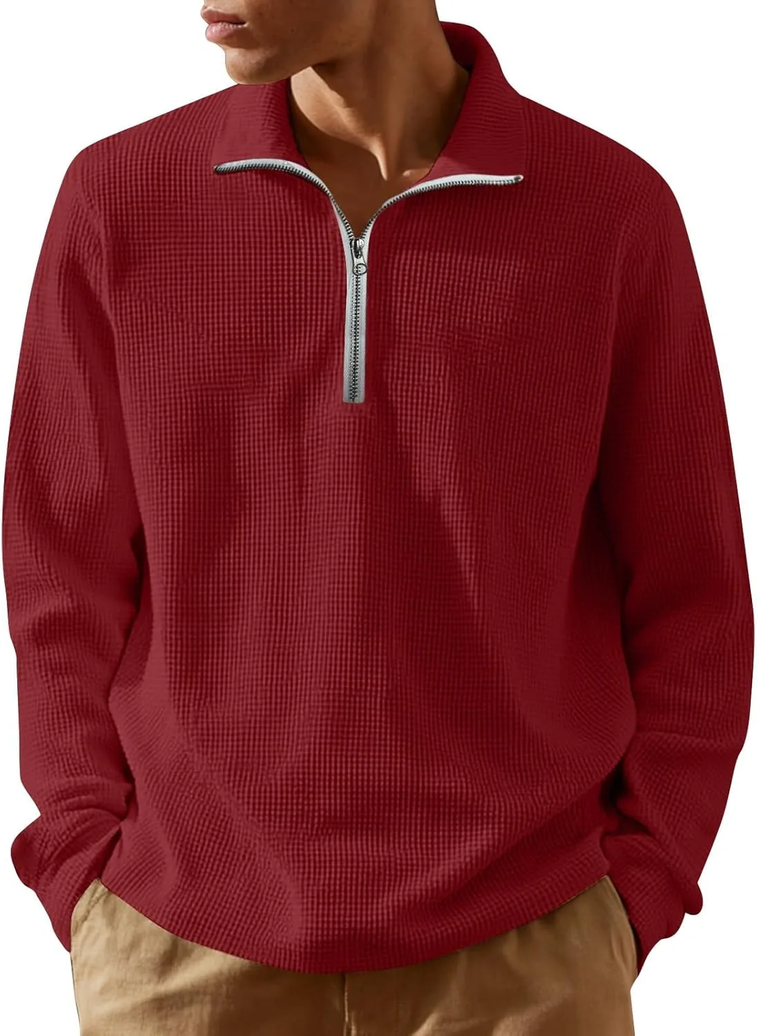 

Ymosrh мужская футболка-поло с длинным рукавом, M-3XL