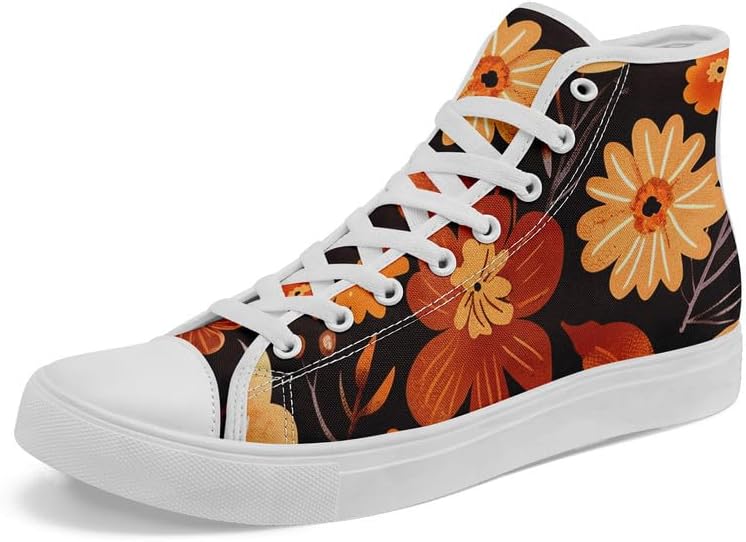 

Современные высокие кеды с абстрактным узором из холста, стильная дышащая повседневная обувь для ходьбы, унисекс Awsole, Modern Abstract Pattern-9