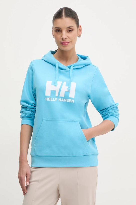 

Хлопковая толстовка HH LOGO 2.0 Helly Hansen, синий