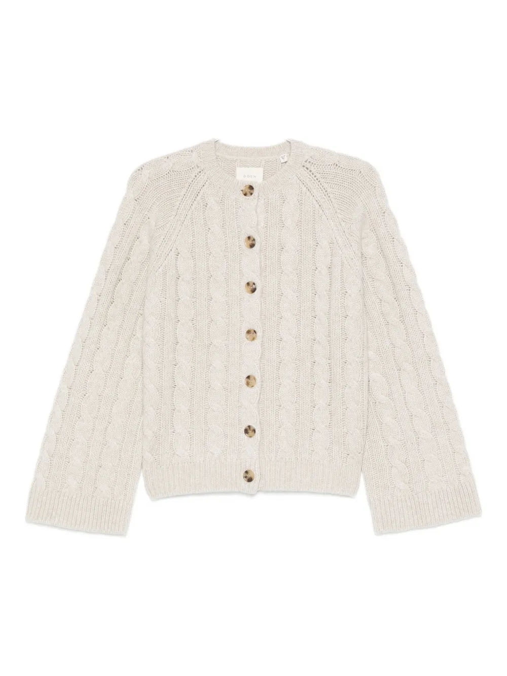 

Кардиган вязаный косами Virginie Dôen, бежевый