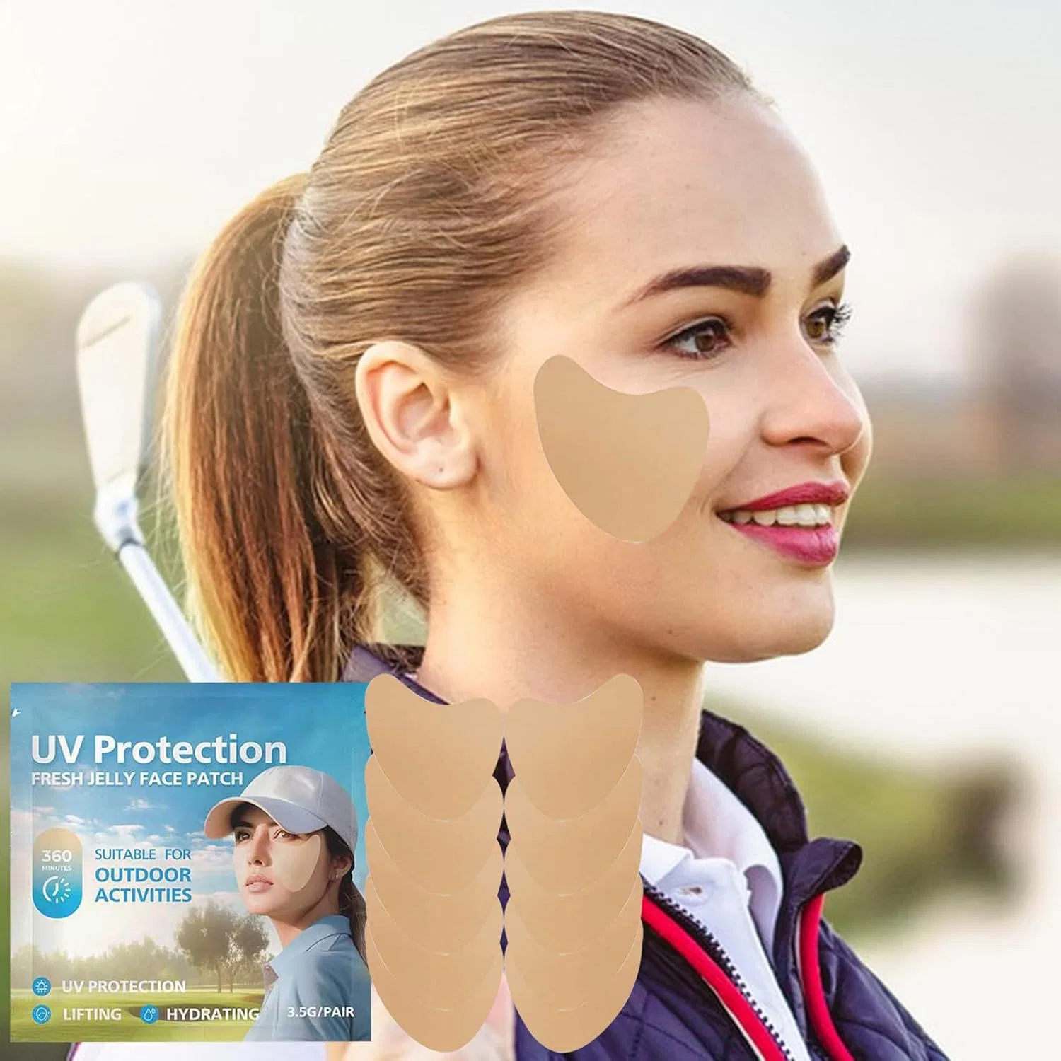 Патч для лица против солнца Generic UV Sun Blocker — фото 2