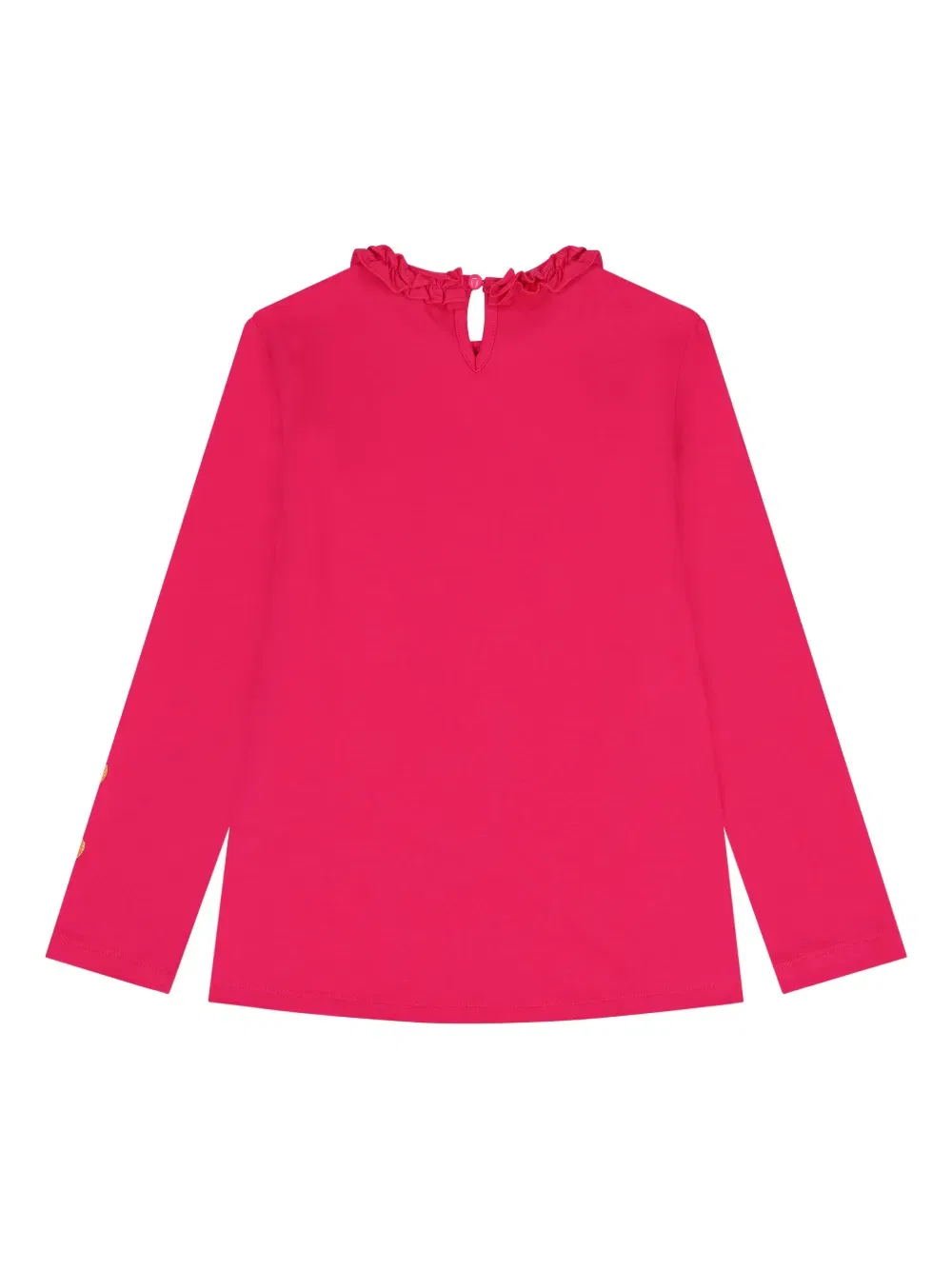 Топ с оборками и блестящими сердечками Agatha Ruiz De La Prada, розовый — фото 2