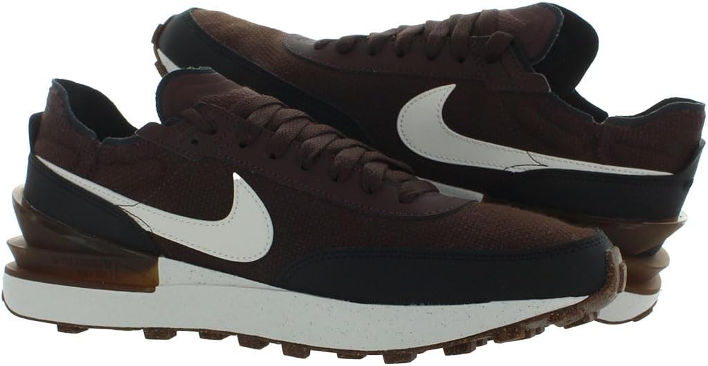 Мужские кроссовки Nike Waffle One LTR, коричневый — фото 3