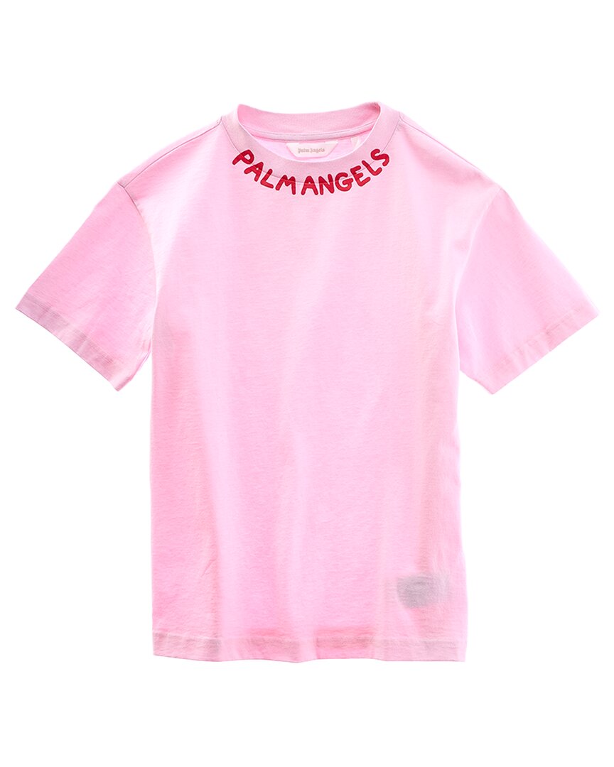 

Сезонная футболка с логотипом Palm Angels, розовый