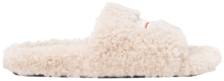 Шлепанцы Balenciaga Wmns Furry Slides 'Beige', коричневый