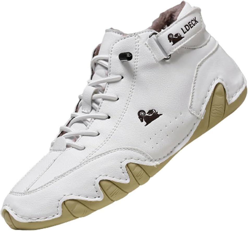 

Водонепроницаемые легкие обувь Cubicbee Explorer для походов, кемпинга и вождения на все сезоны, теплые высокие ботинки Чакка, противоскользящие итальянские спортивные ботинки ручной работы, белый