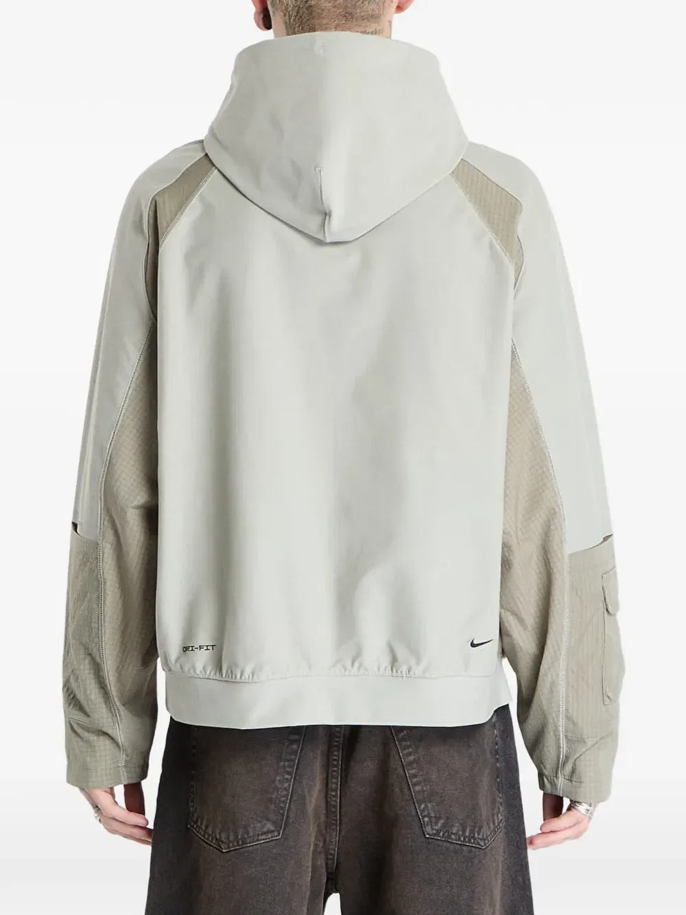 Худи из трикотажа шори Dri-fit Nike, зеленый — фото 2