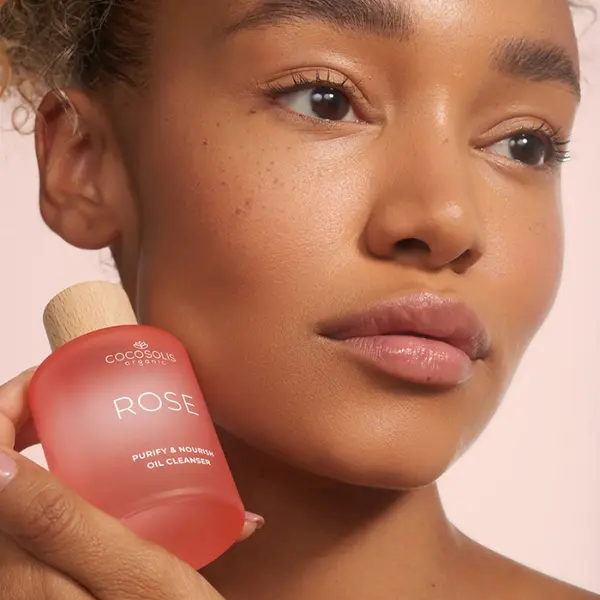 Масло для лица Cocosolis — Очищающее «Роза», Rose purify & nourish oil cleanser, 50 мл — фото 2