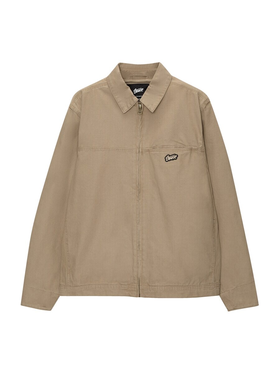 

Всесезонная куртка Pull&Bear Between-Season Jacket, кэмел