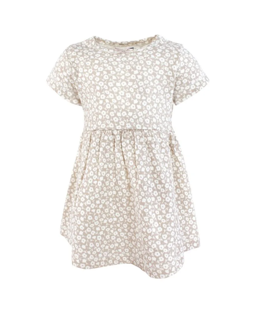 Комплект из двух платьев (двух пар) Hudson Baby, розовый taupe florals — фото 4
