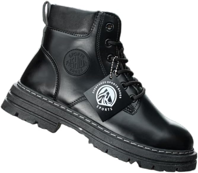 

Мужские повседневные ботинки Azttoztto с молнией, стиль Чакка, походные ботинки, черный