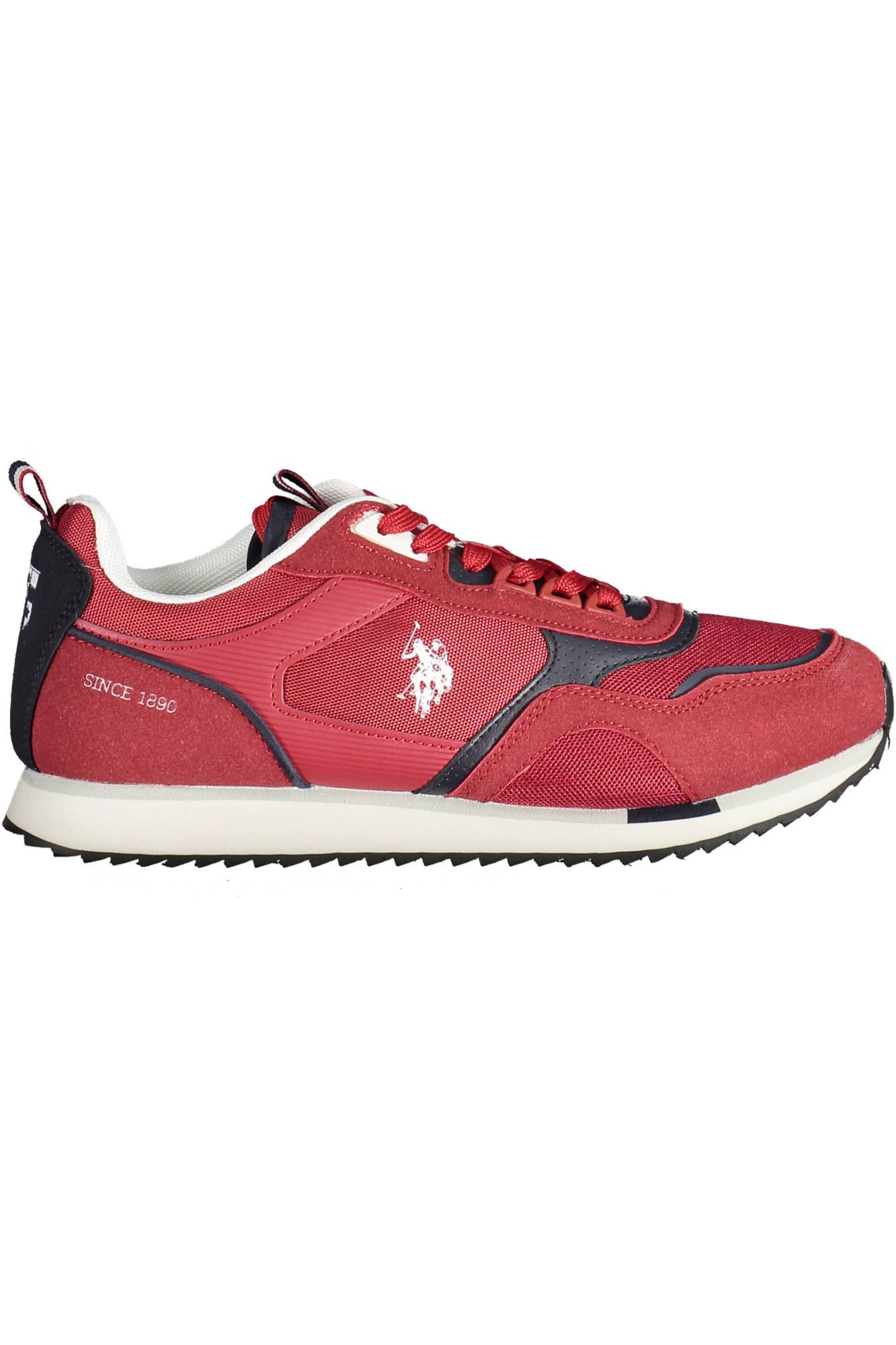 

Красные мужские кроссовки из полиэстера U.S. Polo Assn.