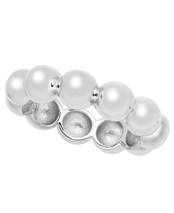 

Кольцо-Буф из латуни с серебряным покрытием или 18-каратным золотом And Now This, silver