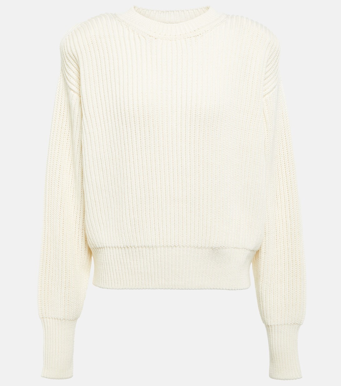 

Свитер HB из натуральной шерсти из коллаборации с Hailey Bieber WARDROBE.NYC, белый