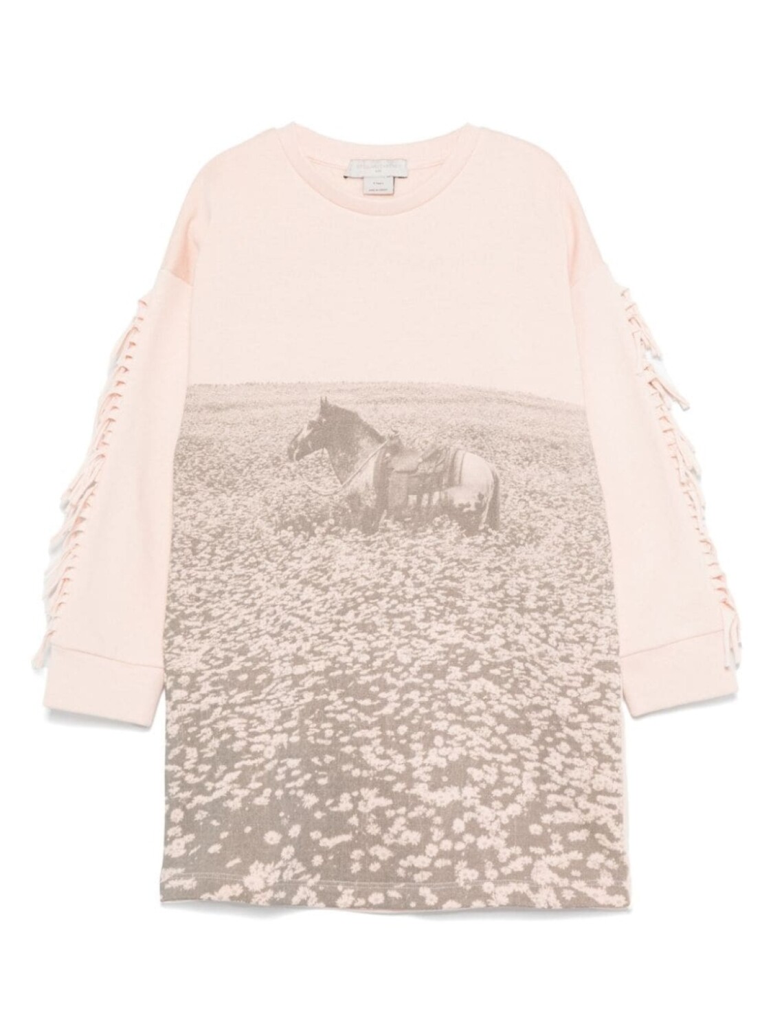 

Платье Stella McCartney Kids с графическим принтом, розовый