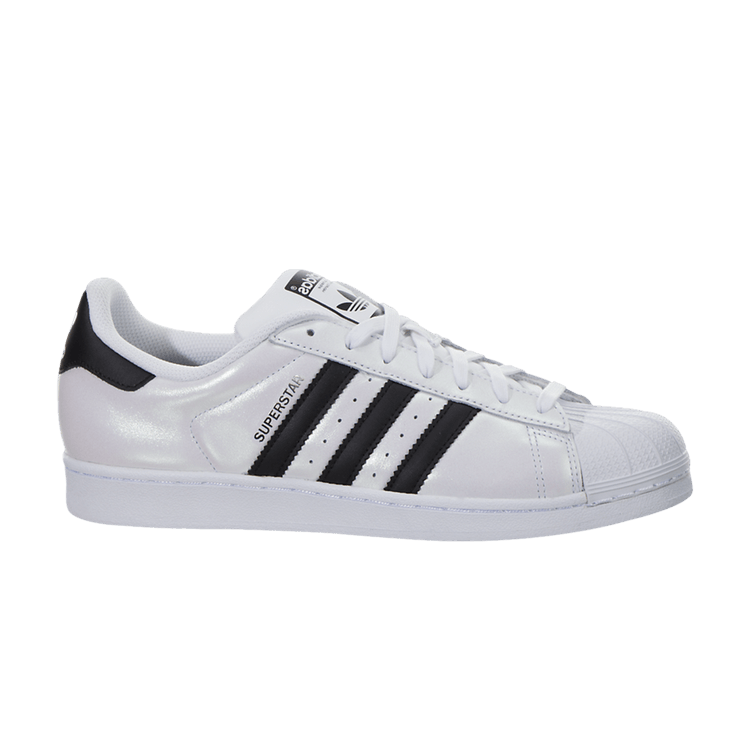 

Кроссовки adidas Superstar 'Metallic White Black', белый