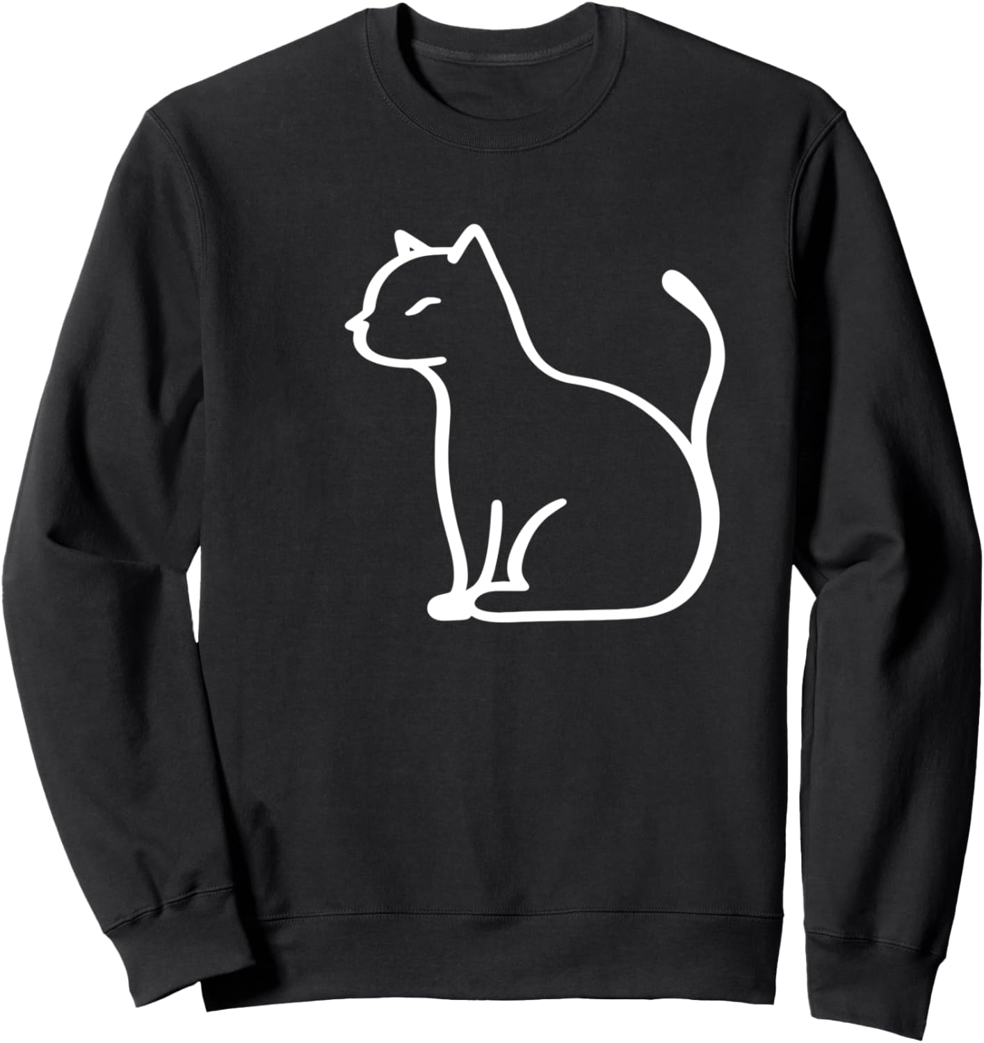 

Толстовка Cat Line Art Felis Catus Funny Cat Mom Shirts And Gifts, черный