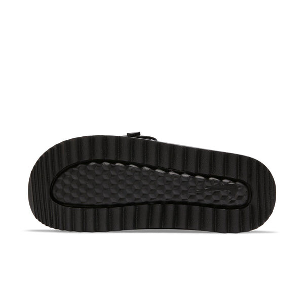 Тапочки asuna slide 'triple black' Nike, черный — фото 4