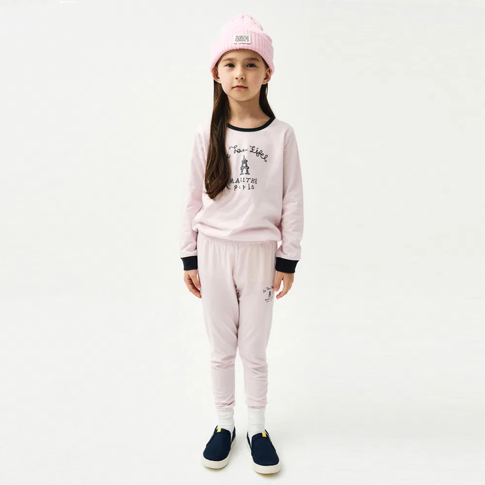Детский комплект нижнего белья Enfant Paris светло-фиолетовый от Marithé Kids