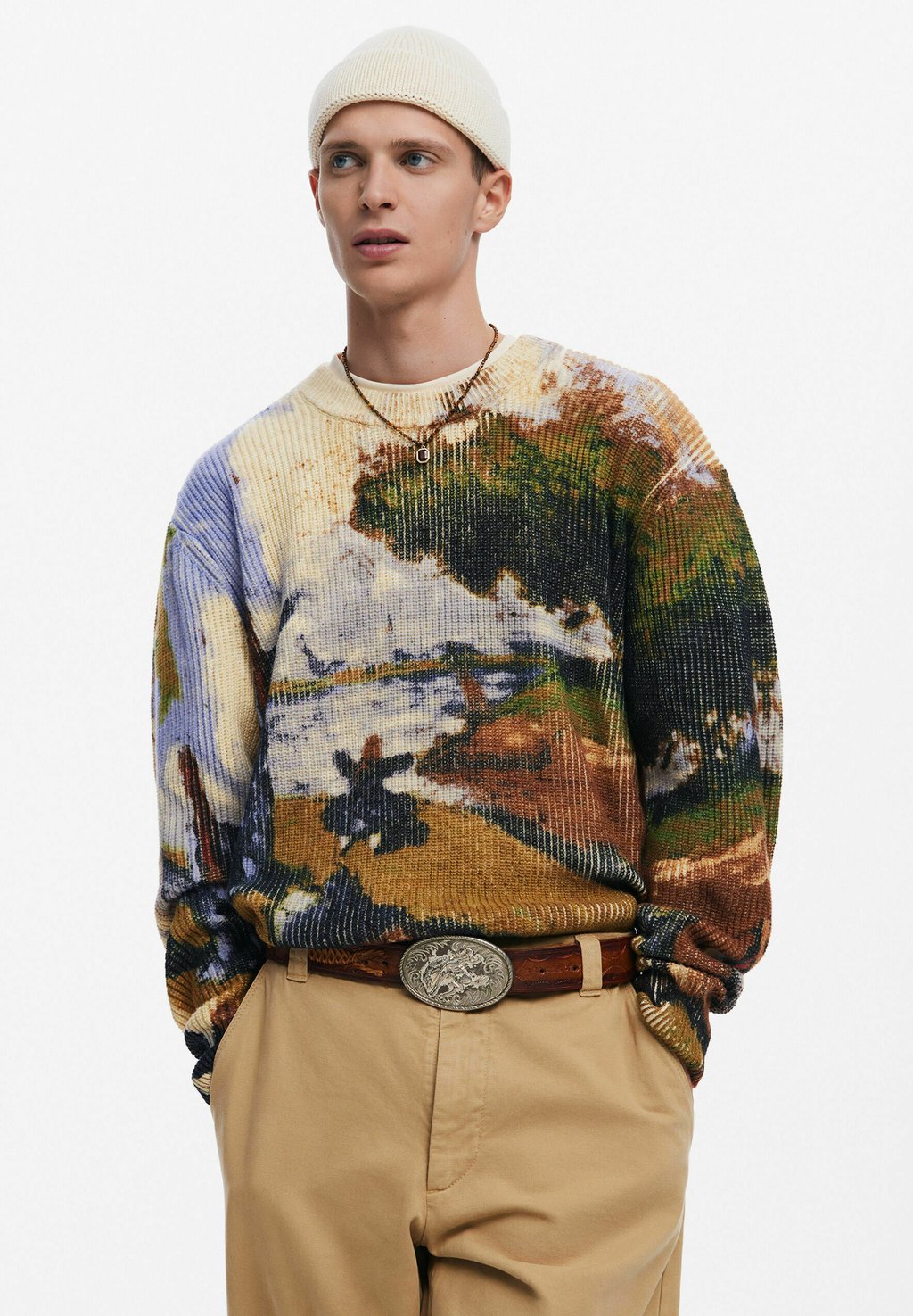 

Брюки LONG WITH POCKETS Desigual, коричневый