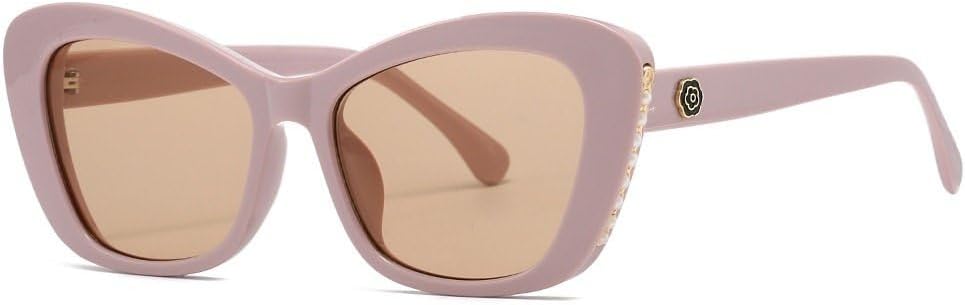 

Квадратные солнцезащитные очки для женщин, модные очки для активного отдыха, очки с цветочным рисунком, трендовые солнцезащитные очки UV400 для мужчин, повседневные солнцезащитные очки WNCKSQ, Pink