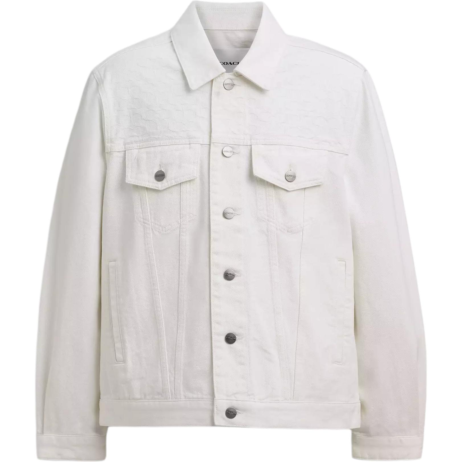 

COACH Куртка дальнобойщика мужская белая, White