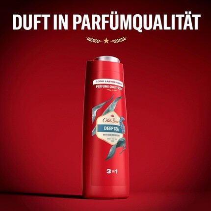 Deep Sea 3-в-1 гель для душа и шампунь для мужчин 400 мл Old Spice — фото 3