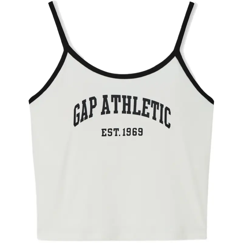 Футболка женская GAP, белая — фото 4
