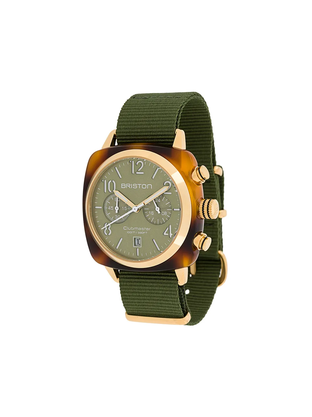 

Наручные часы Clubmaster Classic 40 мм Briston, зеленый