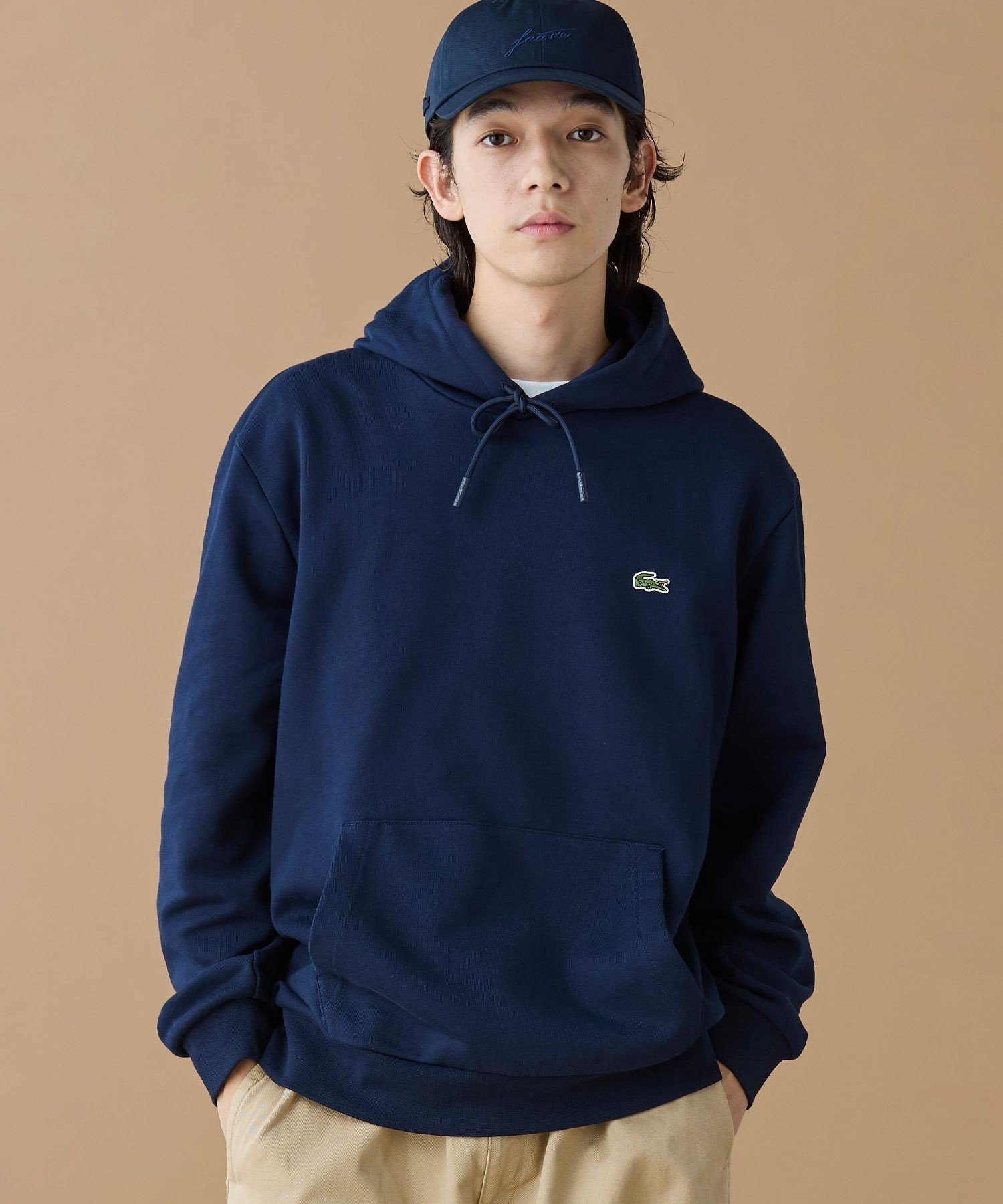 Толстовка/худи Essential Sweat LACOSTE, Navy — фото 2