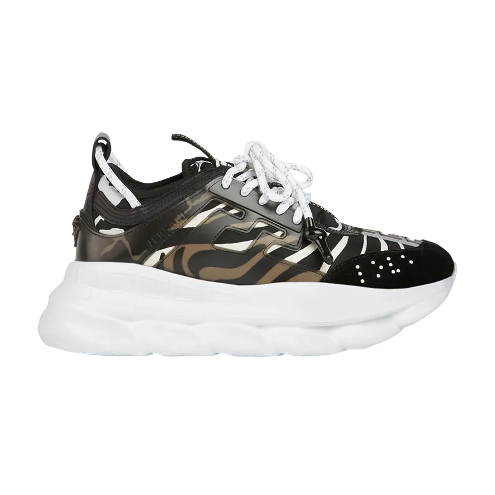 Кроссовки Versace Chain Reaction, черный