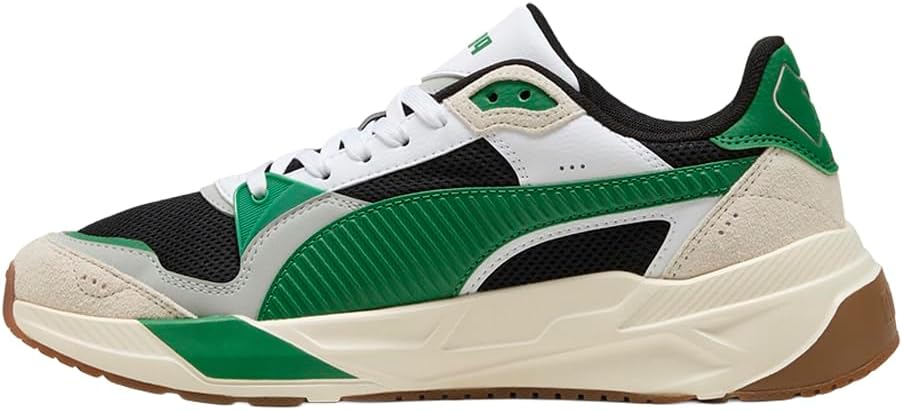Мужские кроссовки PUMA Trinity 2 с шнуровкой, повседневные - черные, белые — фото 3